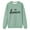 Green, variant on Dancer Sweatshirts for Women Long Sleeve Crewneck Drop Shoulder Dance Lover Graphic Sweatshirt Pullover Tops