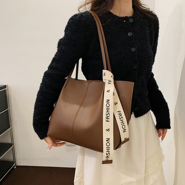 Bolso de hombro informal de moda para mujer, bolso de mano, bolso de mensajero, cartera, bolso de hombro de PU