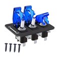 thumbnail image 4 of segolike Race Car Ignition Switch Panel Toggle Switch Panel Competitive Car Truck RV Auto Blue, 4 of 9
