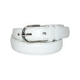 thumbnail image 2 of CTM Kid's Leather 1 inch Basic Dress Belt (Pack of 2), 2 of 4