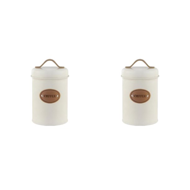 Bewildely Botes de grado alimenticio Solución de almacenamiento de cocina versátil y ecológica Frascos de almacenamiento de cocina Contenedor Beige café 2Conjunto
