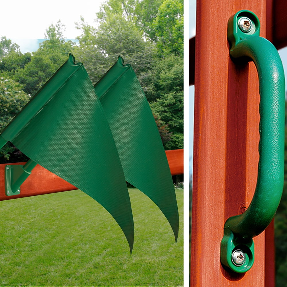 five star ii space saver swing set