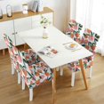 thumbnail image 6 of 4 Pcs Dining Chair Slipcover High Stretch Removable Washable Kitchen Chair Slipcovers for Home Party Hotel Wedding Ceremony, Universal Size (peach), 6 of 7