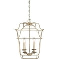 thumbnail image 2 of Quoizel GLY5204CS Gallery 14" 4-Light Foyer Chandelier in Century Silver Leaf, 2 of 4