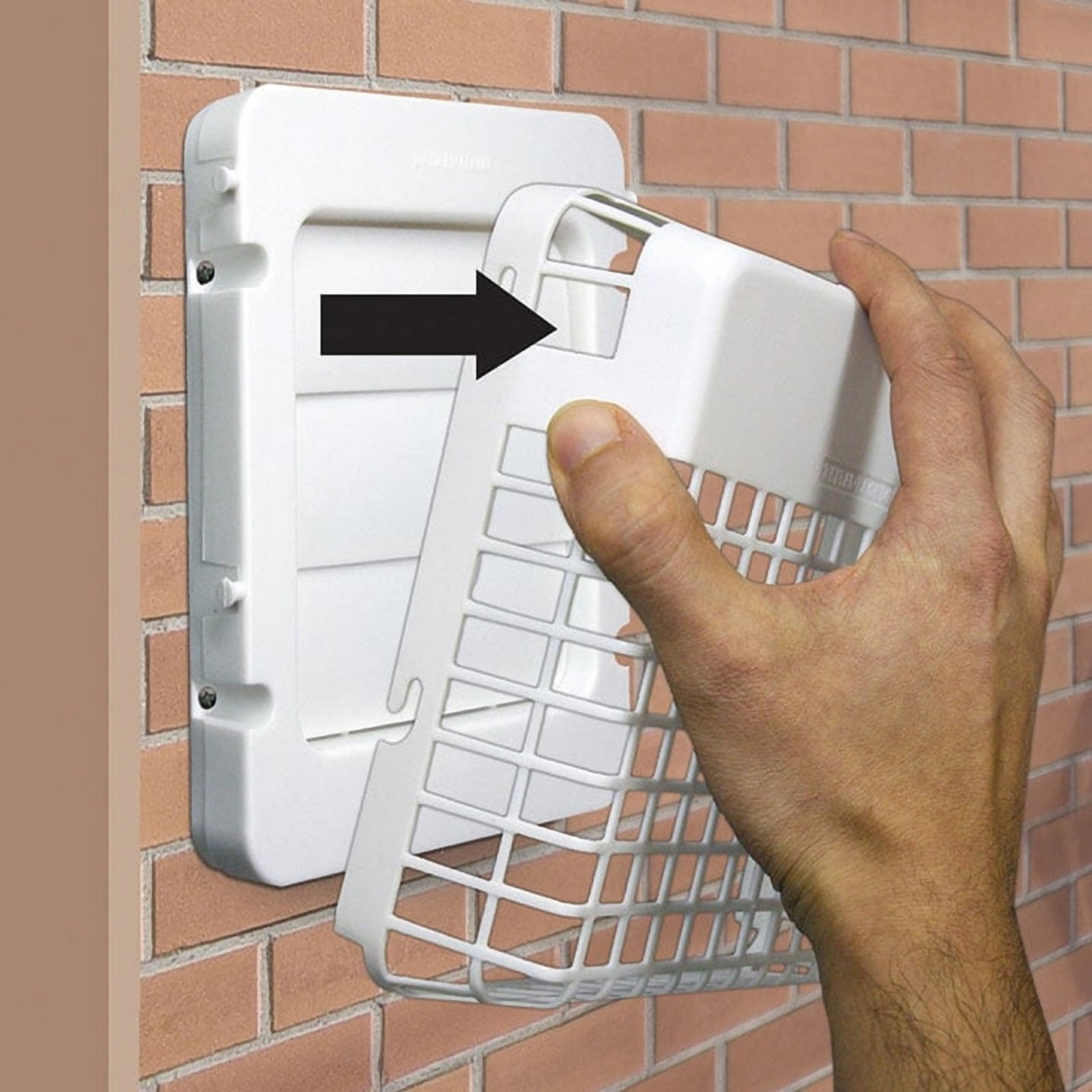 Dundas Jafine ProGard 4 In. White Plastic Dryer Vent Hood Kit BPGH4WZW