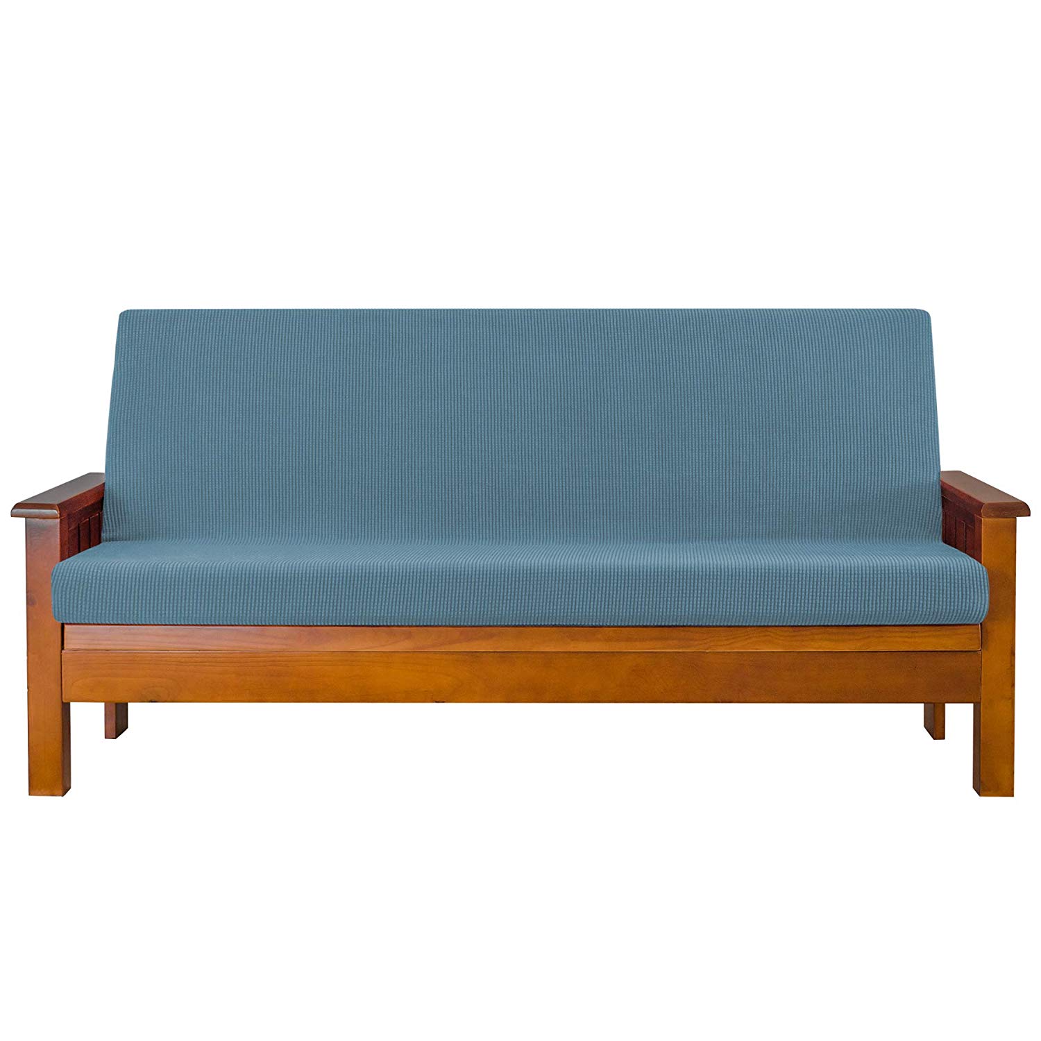 Subrtex Jacquard Futon Cover Full Size Futon Mattress Cover Stretch