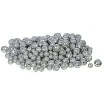 Vickerman 20MM/25MM/30MM Silver Glitter Styrofoam Ball Christmas Ornament, 72 per Bag