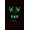 Black/Green, variant on String Illumination Mask (Black/Green)