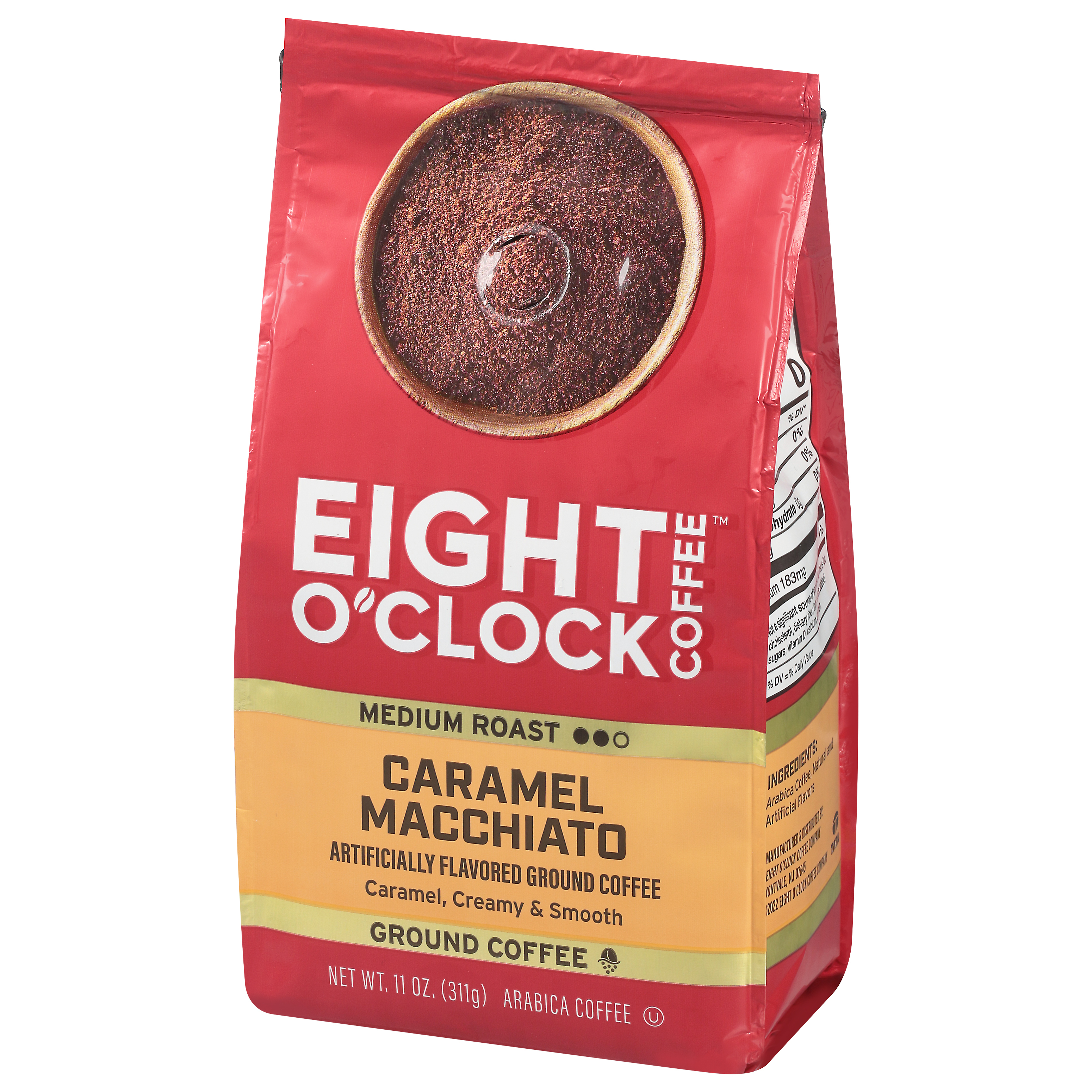 Eight O'Clock Caramel Macchiato Medium Roast Ground Coffee, 11 Oz. Bag - image 3 of 9