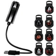thumbnail image 2 of Homellea USB Halloween Projector Light with 7 Slides, 360 Degree Flexible Gooseneck, for Car Interior and Bedroom, Wall and Ceiling Projection, Halloween Party Decoration, Holiday Decor, 2 of 6