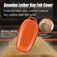 thumbnail image 3 of Key Fob Cover Fit for Ferrari F430 488 458 F12 Roma 812 F8 Smart Remote Key Case Protector with Keychain Key Holder, 3 of 7