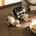 thumbnail image 3 of Gato Creativo Pequeños Adornos Soporte para Teléfono Móvil De Resina Adornos Pequeños Creativos Soporte para Teléfono Inteligente Adornos Soporte para Teléfono Móvil Blanco, 3 of 5