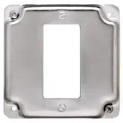 Raco 808C 4 Inch Square Cover Raised 1 Inch 1 Device