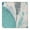 Blue Boho Plant, variant on Blue Boho Tribal Feathers Pattern Square Fitted Tablecloth with Elastic Edge,Square Table Cover,Washable Elastic Table Cover for Home Kitchen Party Decor 34"x34"