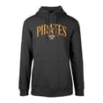 thumbnail image 2 of Men's Levelwear Black Pittsburgh Pirates Cooperstown Collection Podium Retro Spellout Pullover Hoodie, 2 of 3