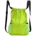 thumbnail image 2 of Mochila Con Cordón, Bolsa Deportiva de Cuerda Fibra de Poliéster Engrosada Impermeable para viajar para caminar, 2 of 7