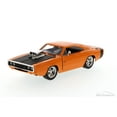 thumbnail image 2 of 1970 Dodge Charger R/T w/ Engine Blower, Orange - Jada Toys Bigtime Muscle 96953 - 1/24 scale Diecast Model Toy Car (Brand New, but NOT IN BOX), 2 of 2