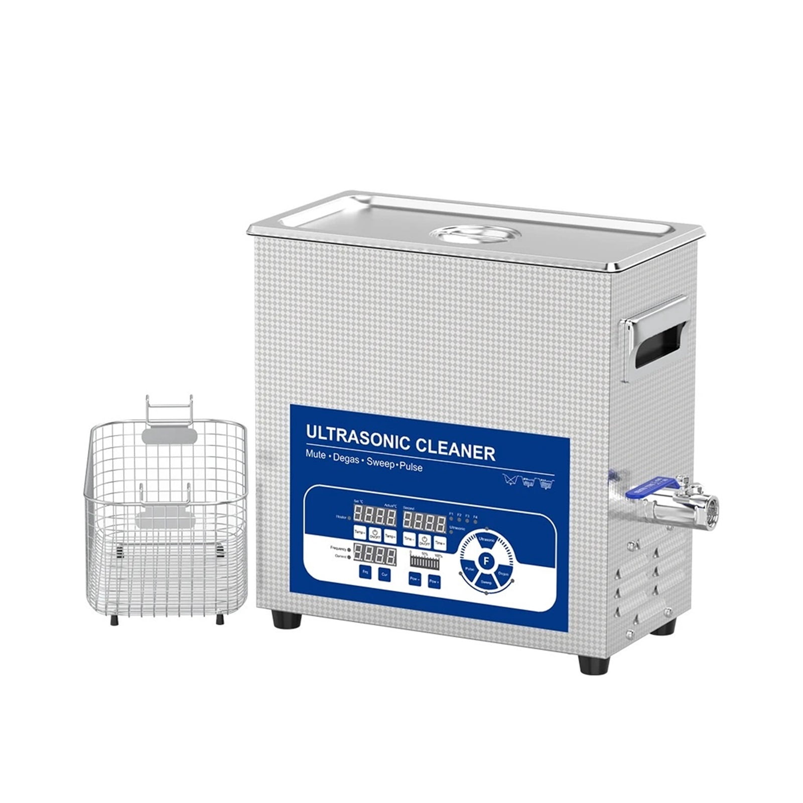Multi-frequency Ultrasonic Cleaner 6.5L 28/40/68/80/120KHz Options 150W Ultrasound Washer Laboratory Use