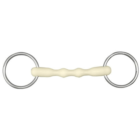 Happy Mouth Shaped Mullen Loose Ring Horse Bit Stainless