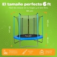 thumbnail image 3 of Brincolín Trampolín Infantil 6 ft / 1.82 mts Diámetro YEI Infantil 6 ft / 1.82 mts Diámetro, 3 of 7