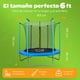 thumbnail image 3 of Brincolín Trampolín Infantil 6 ft / 1.82 mts Diámetro YEI Infantil 6 ft / 1.82 mts Diámetro, 3 of 7