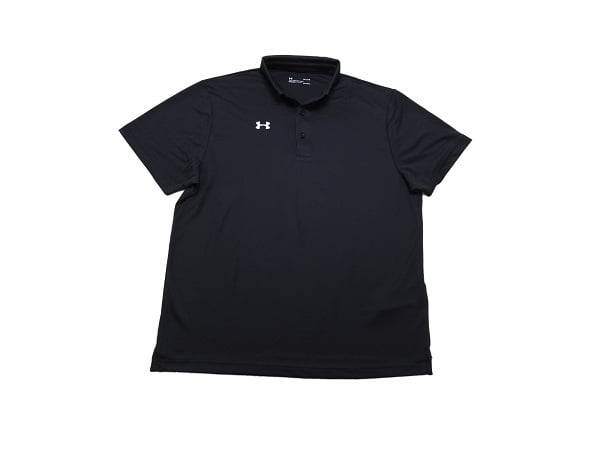under armour black polo