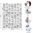 thumbnail image 4 of Black Controllers Games Icons White Pattern Blanket,Comfortable Soft Flannel Throw Blanket,All Season,Warm Lightweight Blankets for Sofa Bed Couch Living Room Chair,30"x40", 4 of 4