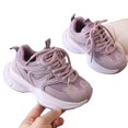 thumbnail image 5 of Willtoo Kids Girls Boys Platform Chunky Heels Sneakers Casual Breathable Lace Up Walking Shoes Comfortable Fashion Sneakers, 5 of 5