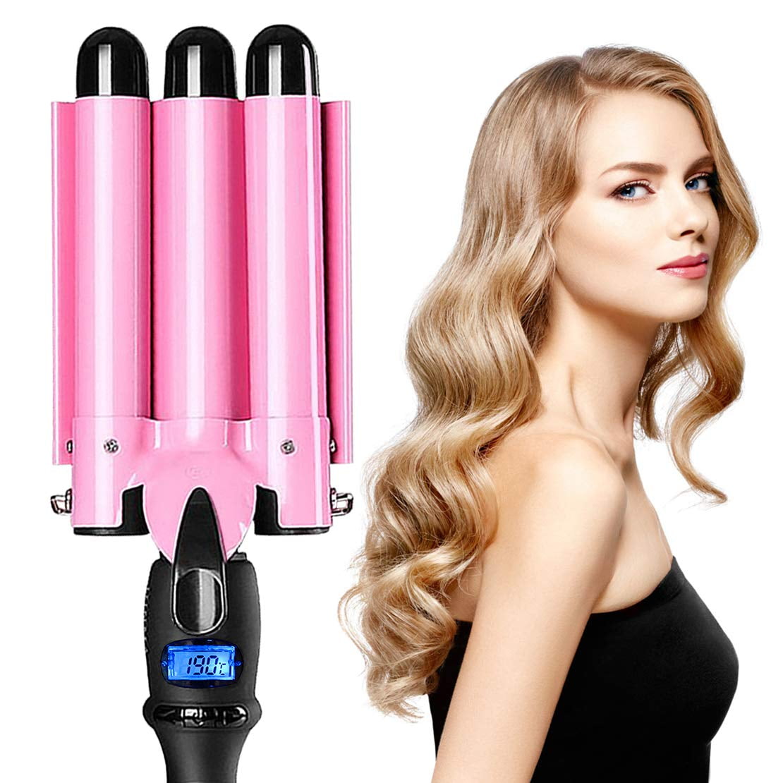 11 Best Curling Wands Tongs: The Best Hair Curling Tools For All Hair Types  Glamour UK | In Hair Iron Wand Hair Curler Roller Set Pro Barrel |  