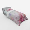 thumbnail image 3 of Ambesonne Pastel Bedding Set 4 Pcs, Dreamy Cherry Blossoms, Queen, Pale Pink Pale Blue, 3 of 3