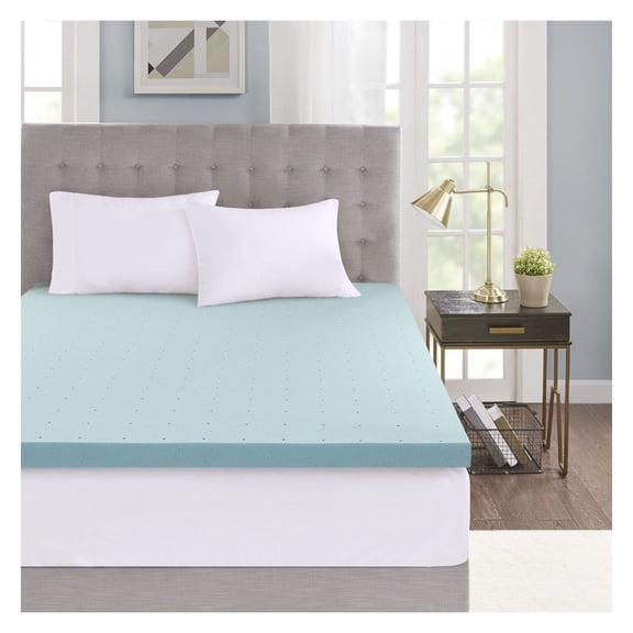Cooling Gel Memory Foam Mattress Topper 3 Inch, Hypoallergenic Queen Size