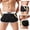 01 Black, variant on Awdenio Cargo Shorts for Men Fitted Shorts Bodybuilding Workout Gym Running Tight Lifting Shorts