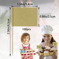 thumbnail image 5 of 100 Pcs Kraft Toothpick Flags Cheese Markers, Cheese Labels for Charcuterie Board, Party Food Labels for Party Buffet, Cheese Board Labels Food Name Tags for Buffet Cocktail Picks, 5 of 5