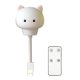 thumbnail image 1 of Lámpara nocturna USB con control remoto para bebés, habitación infantil y lactancia, luz cálida de 0.2W, tres niveles de brillo, forma de animal (conejo, oso, gato o pato), temporizador de 10/30, 1 of 7