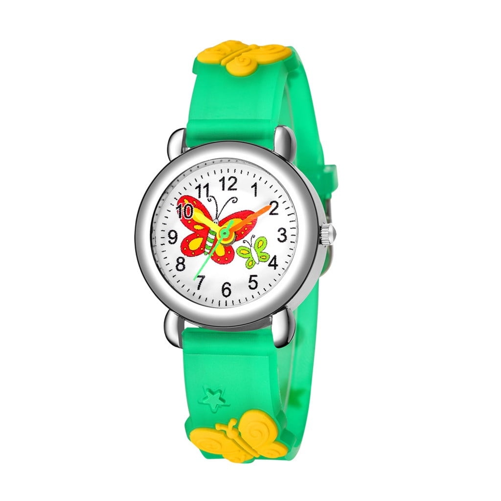 Latrodar Cute Pattern Watches Children Kids Boys Quartz Analog