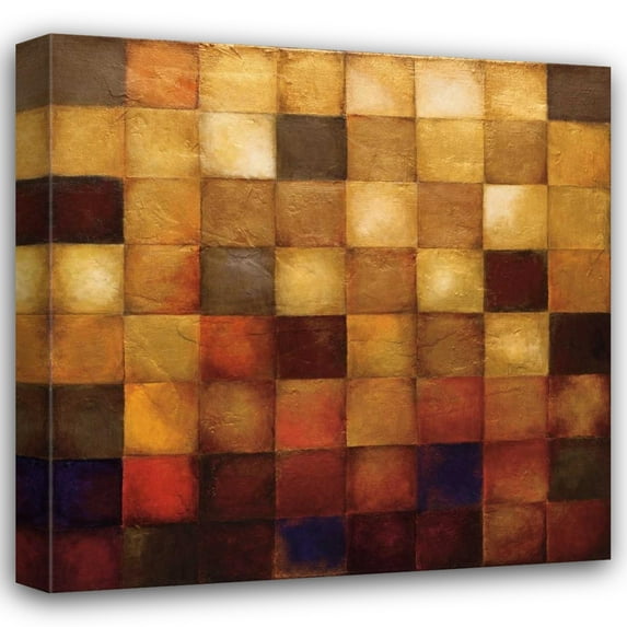 Wani Pasion 26x26 Gallery Wrapped Canvas Wall Art Titled - Cerveny