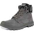 thumbnail image 6 of Palladium Baggy Men's Lace Up Canvas Ankle Boot With Foldable Collar In Grey Size 8.5, 6 of 6