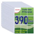 thumbnail image 1 of Protector De Página De 9 Bolsillos Paquete De 400 Fundas Para Tarjetas Comerciales Hojas Para Tarjetas De Béisbol Para Carpeta De 3 Anillas Para Skylanders Tarjetas De Juego De Cupones Mtg Tarjetas Co, 1 of 5