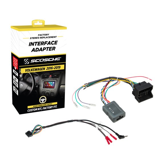 Scosche LVW10 Link Wiring Harness Compatible w/ Select Non-Amplified 2016-19 Volkswagen Vehicles