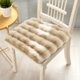 thumbnail image 5 of sruoe Seating Cushions, Seat Pads for Kitchen Chairs, Cushion Seat Pads, Chair Cushions, Square Thickened Soft Stool Cushion, Indoor Outdoor Seat Pad for Home, Dining, Office, 5 of 6
