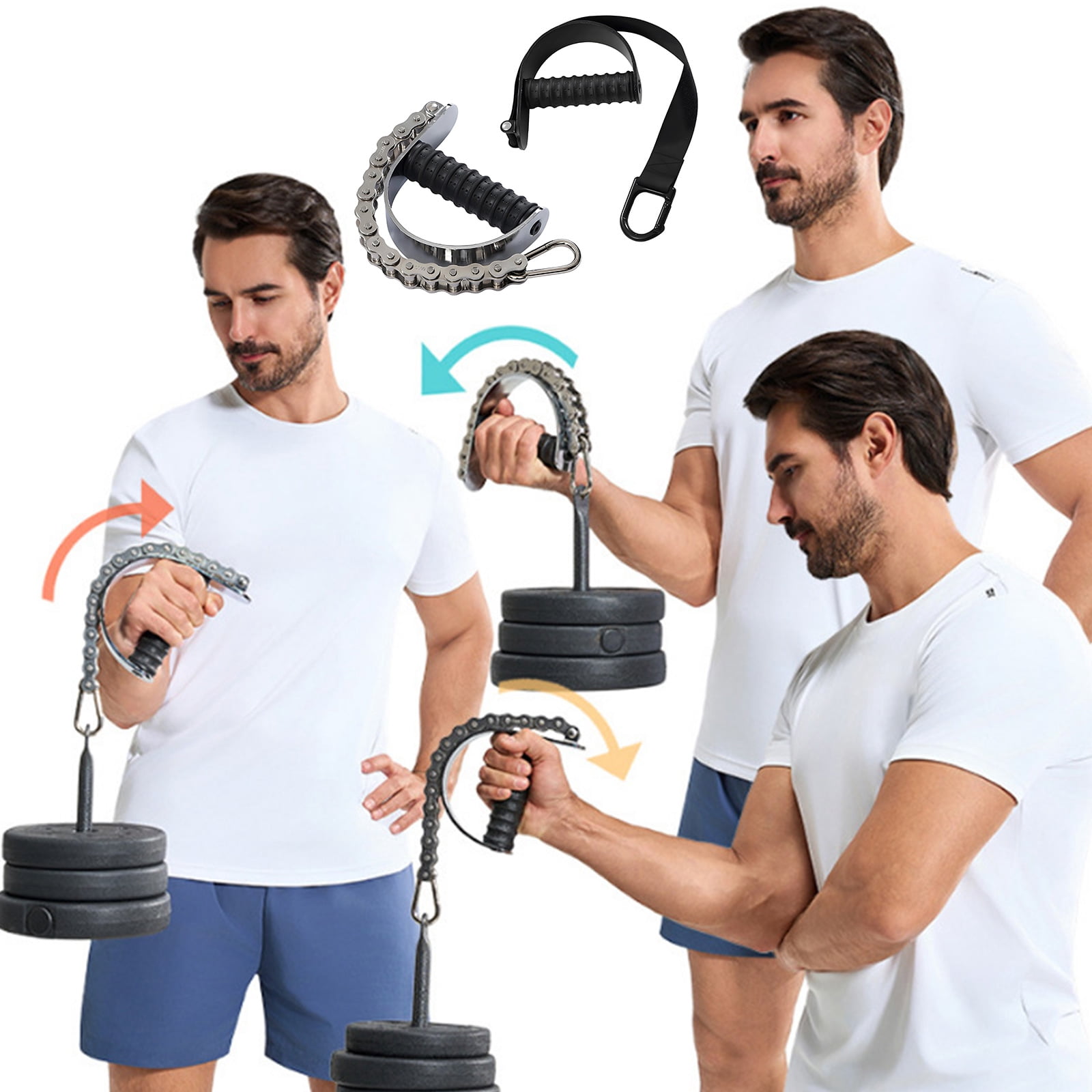 Portable Forearm Strength Trainer Arm Muscle Training Device Fitness Grip Wrist Wrestling Trainer for Home Or Gym Use