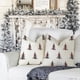 thumbnail image 2 of YCOLL Christmas Cushion Covers 50x50 cm 2 Pack Christmas Cushions Decorative Xmas Christmas Pillows Linen Cushion Cases for Christmas Decor Sofa Bedro, 2 of 3