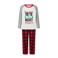 thumbnail image 2 of Family Matching Pajamas Christmas Pjs Set Long Sleeve Tops Xmas Pajamas Pant Cute Family Jammies, 2 of 10