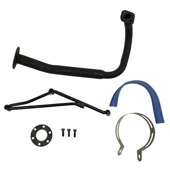 50cc GY6 Exhaust Header Pipe Assembly for Chinese Scooter Moped