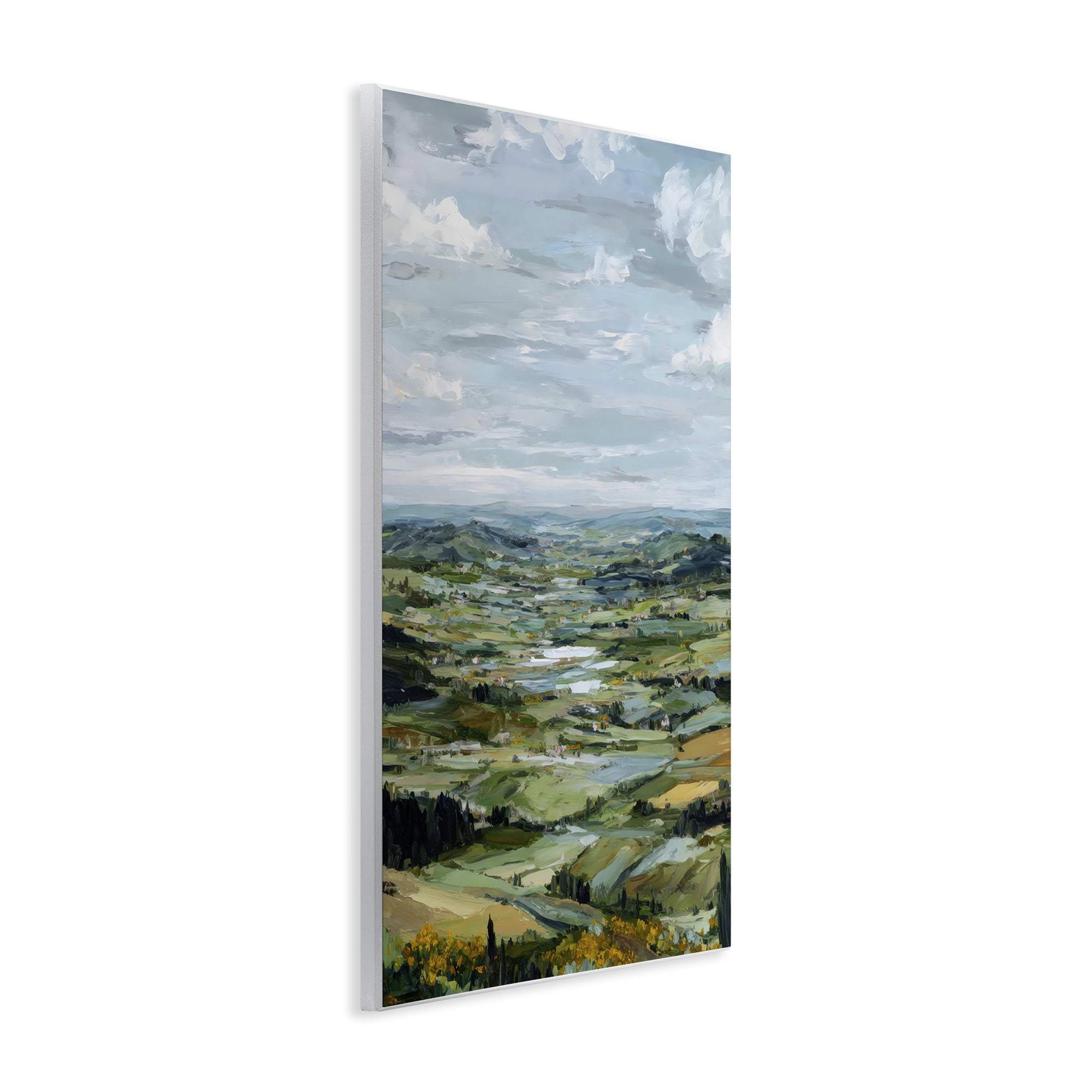 Stupell Industries Valley Living with Verdant Hills Wall Plaque Art, design by Petal Prints Design