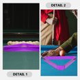 thumbnail image 3 of FOLOYORI 2Pcs Pool Table Accessories Purple Billiard Triangle Rack Portable Durable Pc Material, 3 of 8