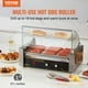 thumbnail image 2 of VEVOR Hot Dog Roller 7 Rodillos 18 Hot Dogs Capacidad 1050W Acero inoxidable Salchicha Parrilla Cocina Máquina con doble control de temperatura Cubierta de vidrio Acrílico, 2 of 9