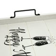 thumbnail image 7 of Elegant Designs 15.5" x 12" Decorative Wood Serving Tray, "Happy New Year", Light Gray, 7 of 7