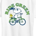 thumbnail image 3 of Peanuts - Ride Green  - Women's Short Sleeve Graphic T-Shirt, 3 of 6