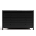 thumbnail image 4 of Storkcraft Alpine 6 Drawer Nursery Double Dresser, Black, 4 of 13